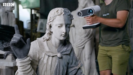 Artec 3D CEO Art Yukhin talks to BBC Click about preserving Ukrainian cultural heritage