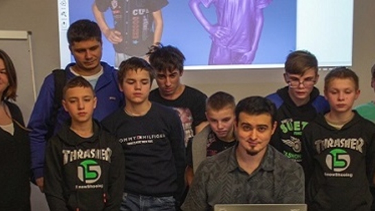 Giving back to the community. Artec 3D partners up with a children’s charity and hosts a 3D scanning class for orphans