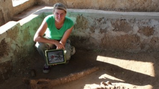 Beyond the camp, day one: prehistoric giant tortoise and crocodiles