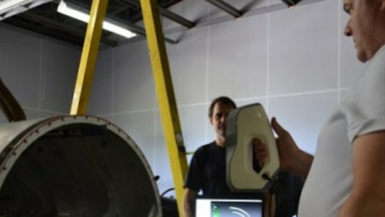 Eva 3D scans its first submarine