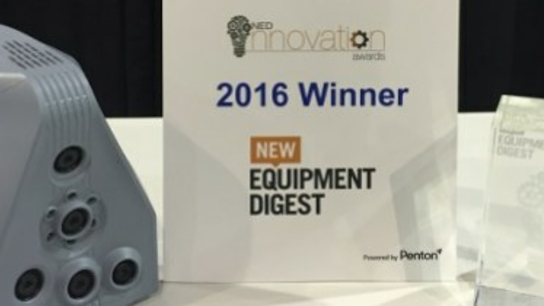 Space Spider wins 2016 New Equipment Digest Innovation Award!