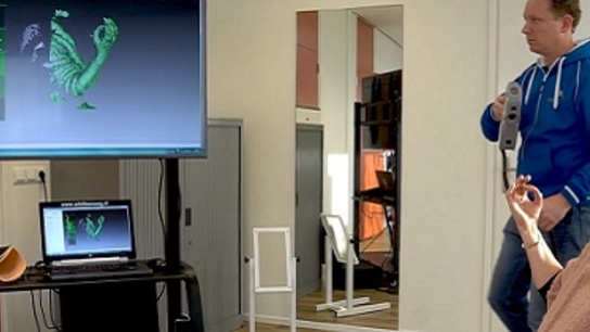 Creating customized orthopedics products using Artec Eva