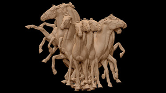 On scanning horses and digitally presenting them as art with Artec Leo