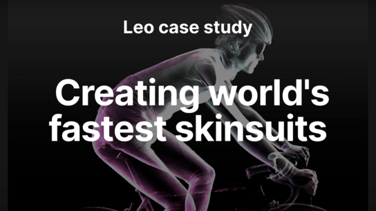 Using Artec Leo to create the world’s fastest skinsuits