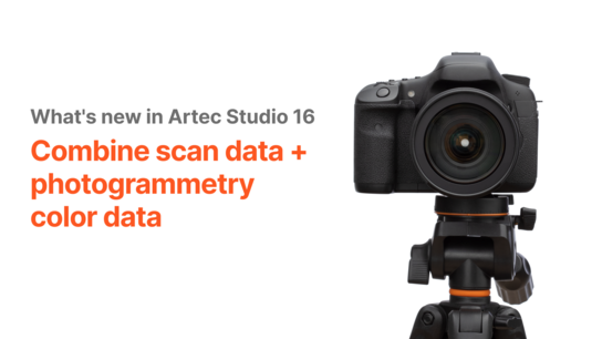 Artec Studio 16: Combine 3D scan and color data