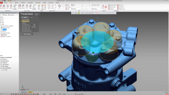 How To: Reverse engineer a compressor with 3D scanning + Geomagic Design X
