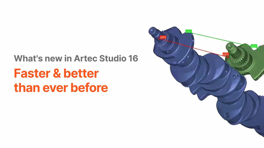 Artec Studio 16: For a workflow faster & better than ever before