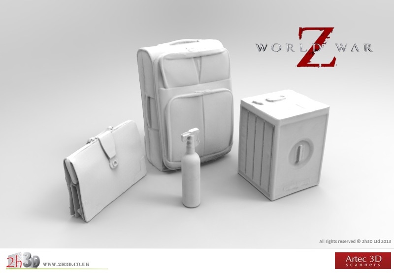 Object 3D scans for World War Z